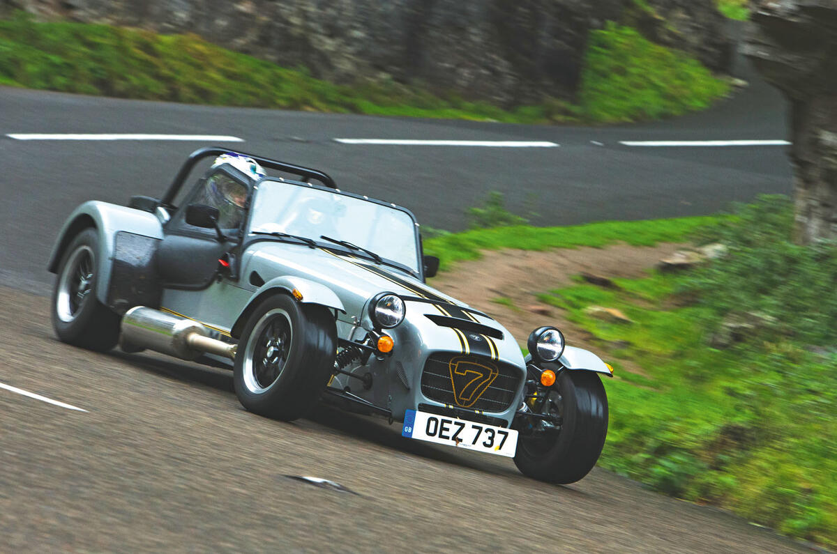 Caterham Seven cornering