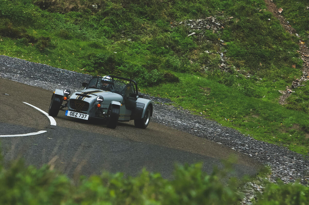 Caterham Seven drifting