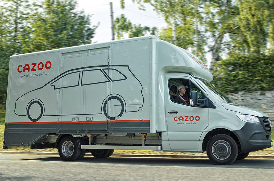 cazoo delivery van side