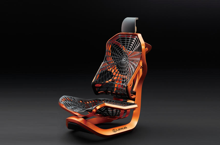 Lexus reveals spider-influenced Kinetic Seat Concept