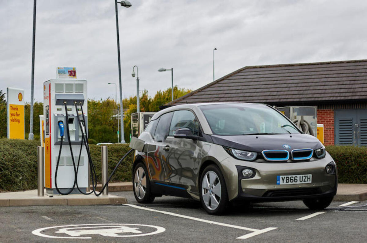 BMW i3S public rapid charging