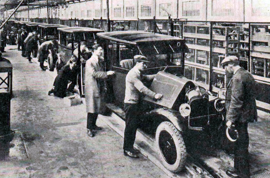 Citroen slough production line