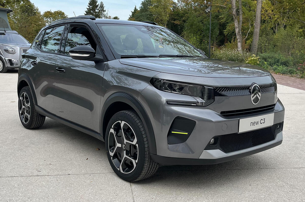 Citroen C3 petrol front three quarter