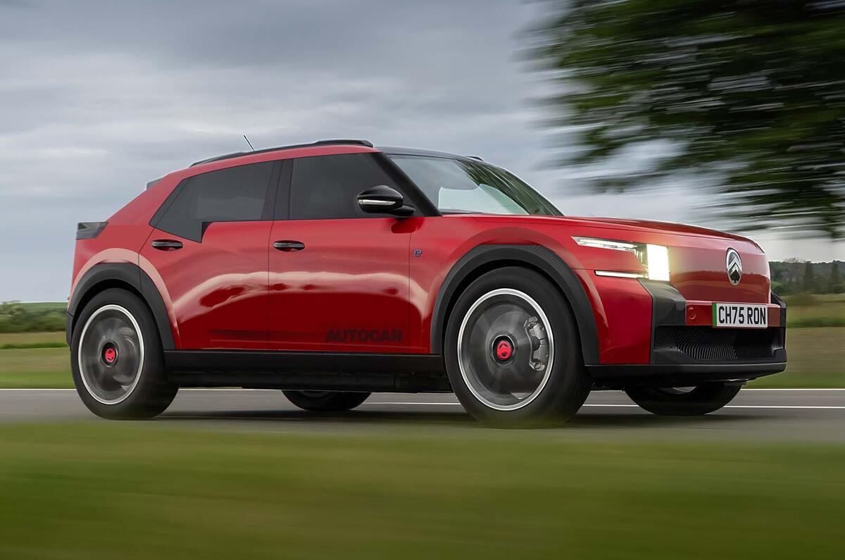 Citroen C4 front three quarter render