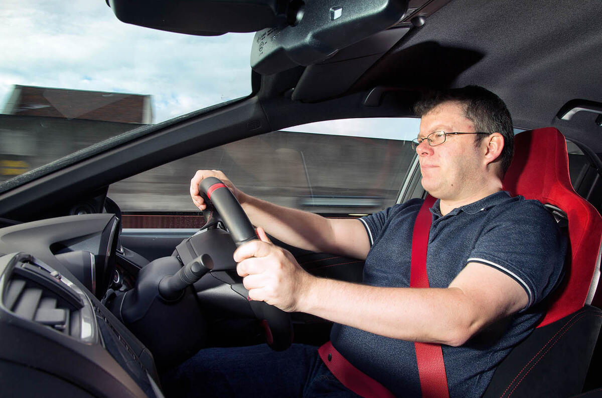 Honda Civic Type R driver