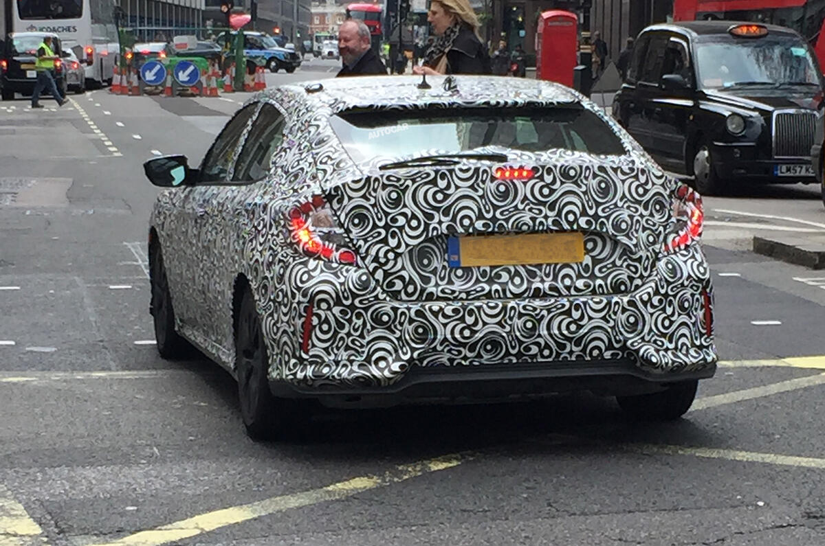 Honda Civic spotted by Autocar reader