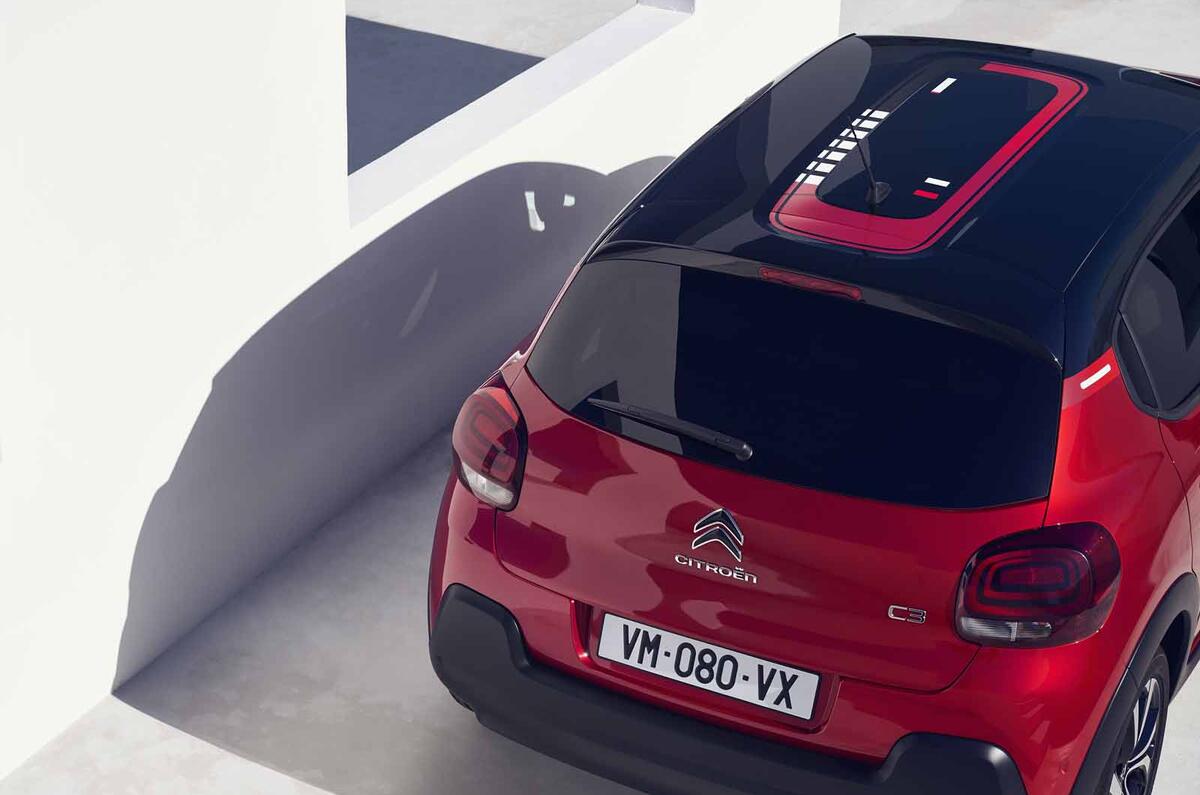 Citroen C3 facelift rear