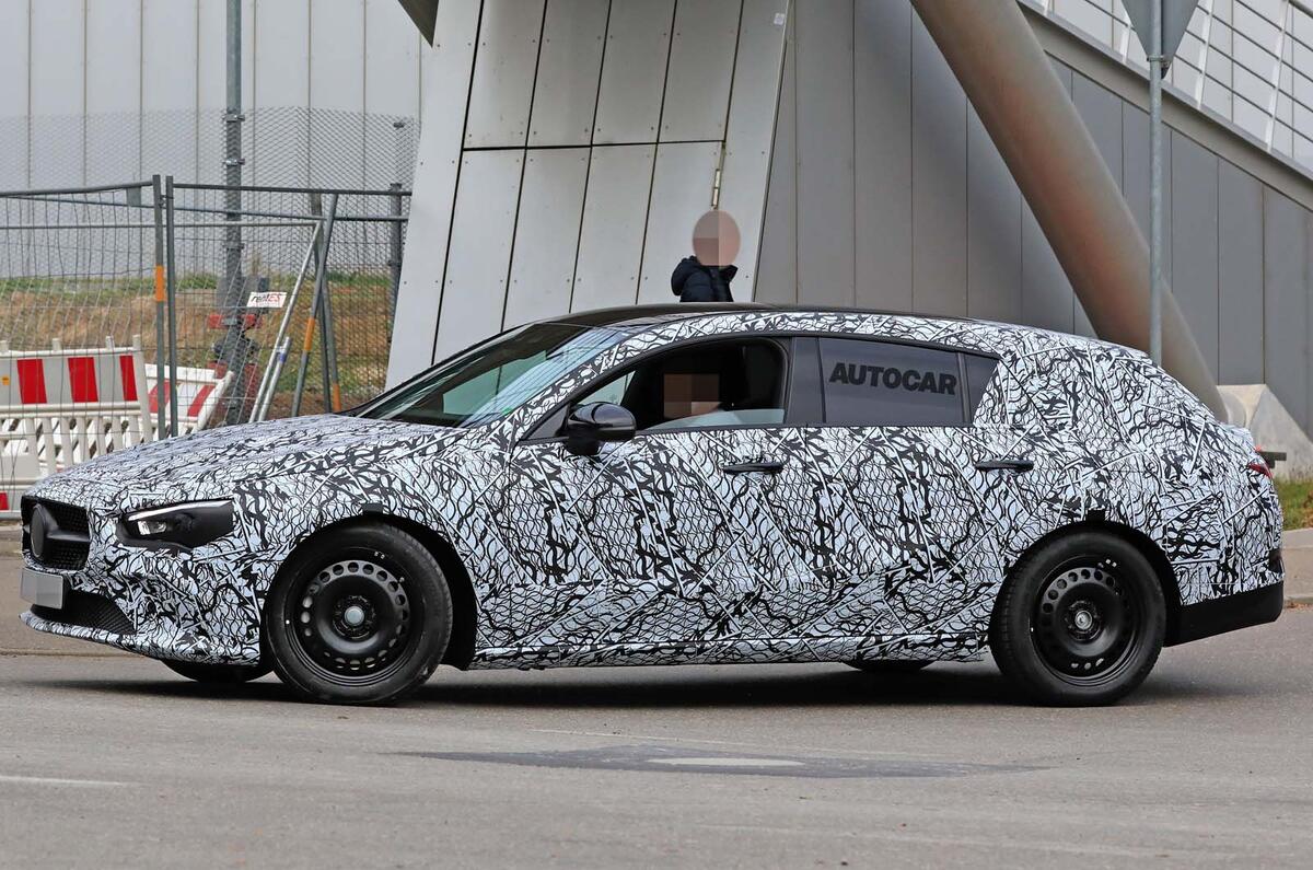 Mercedes CLA spy shot