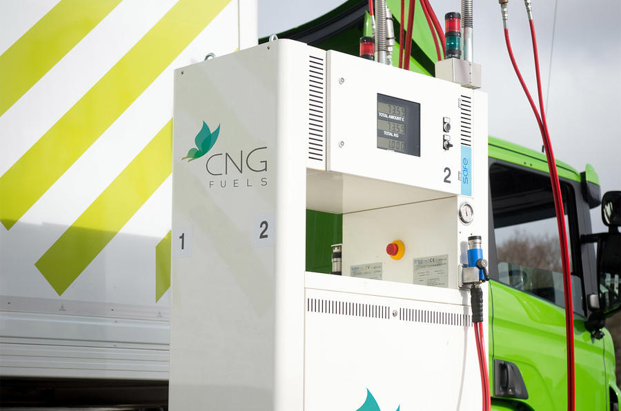 CNG refuelling station