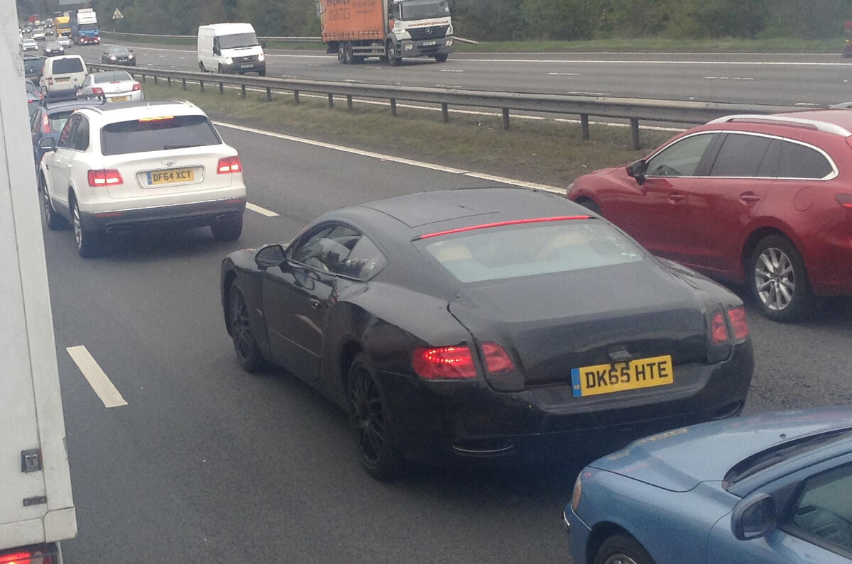 Bentley Continental GT 2018 test mule