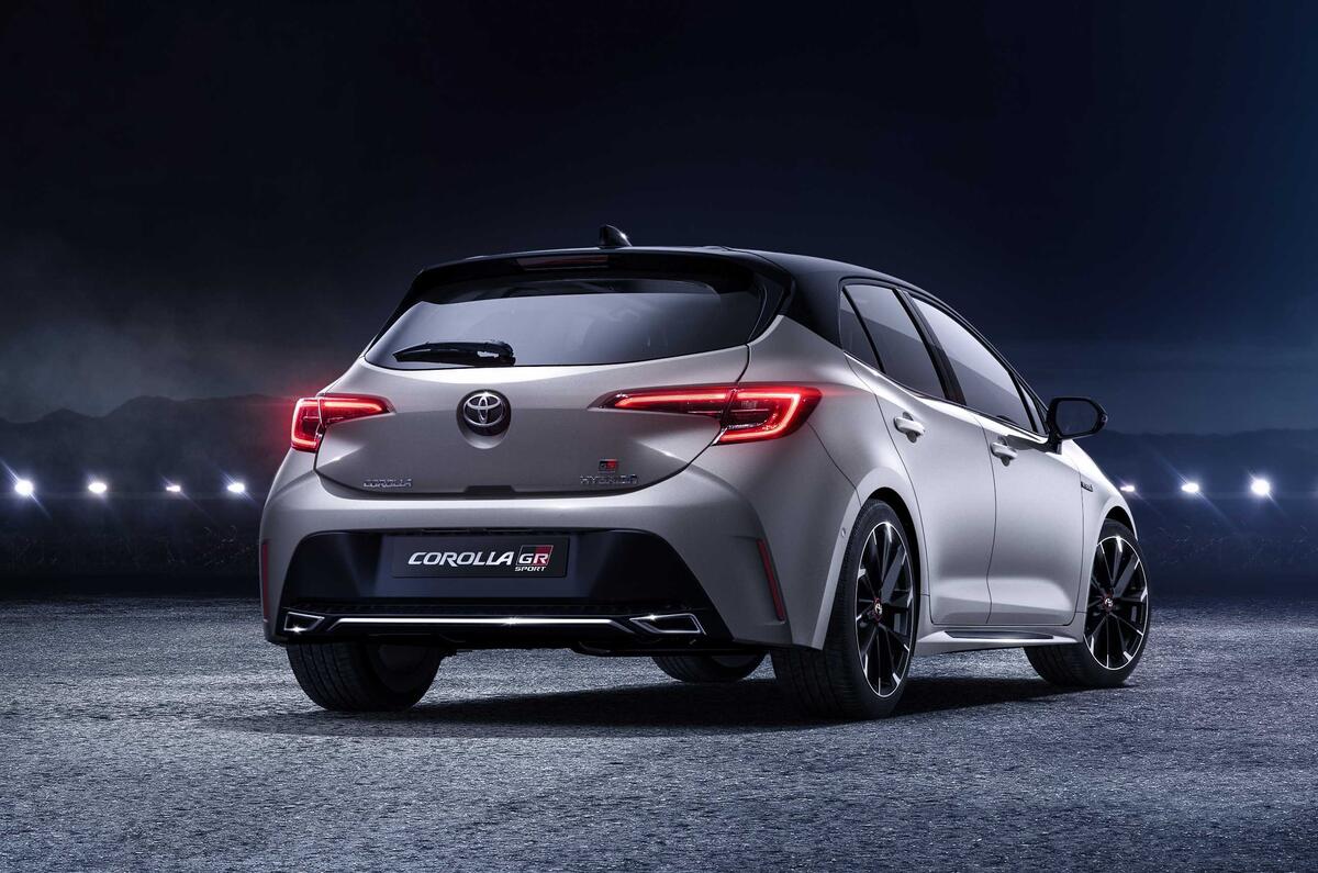 Toyota Corolla GR Sport rear three quarter