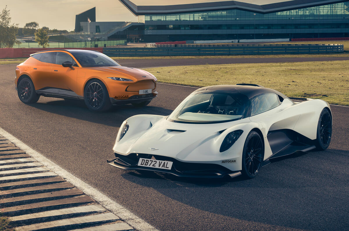 Aston Martin Valhalla and electric DBX