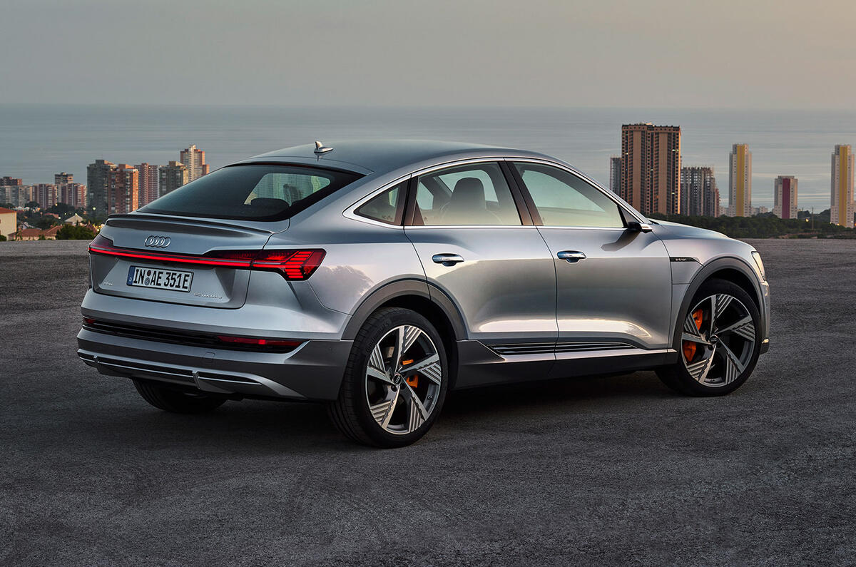 Audi E Tron Sportback Revealed As Electric Coupe Suv Autocar