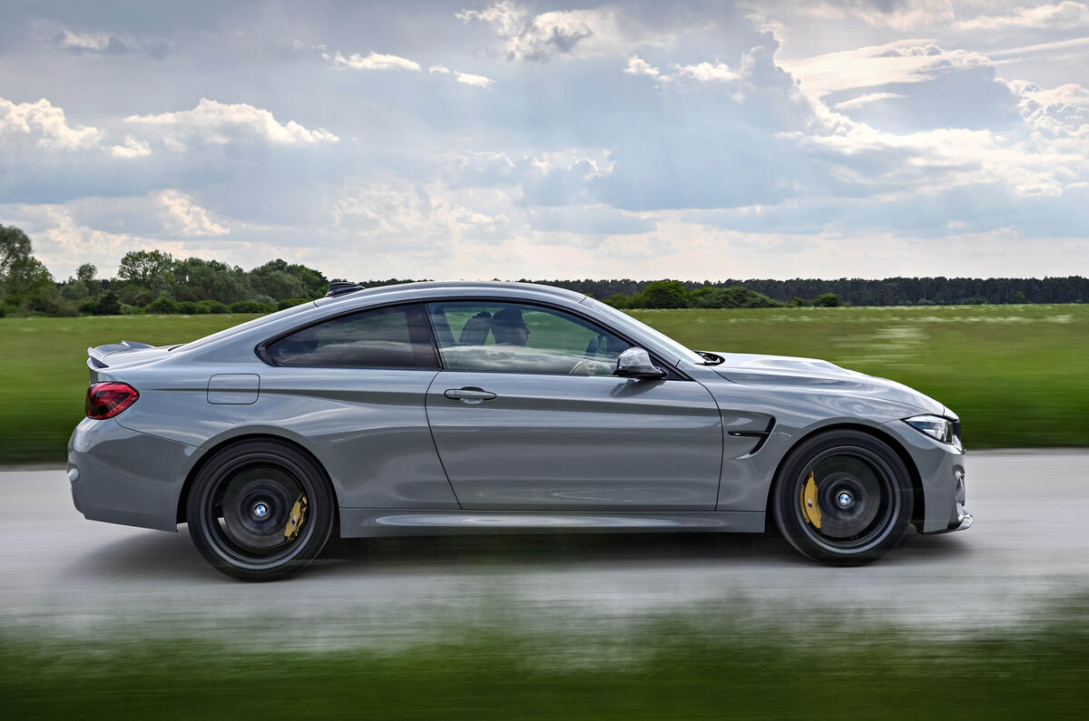 BMW M4 CS side profile