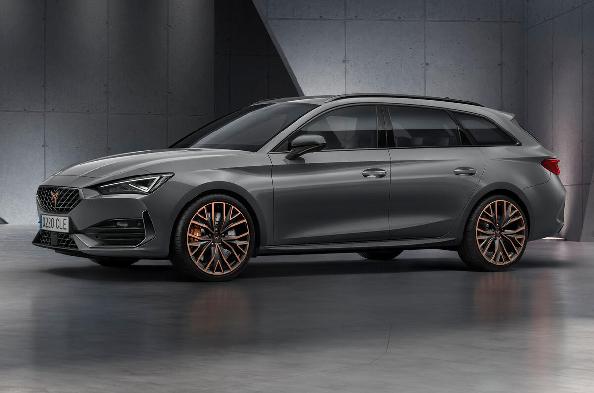 Cupra Leon estate official press images - front