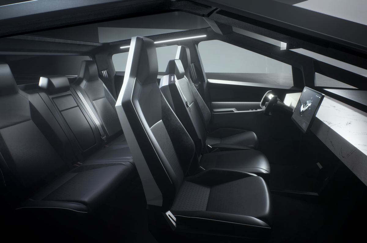 Tesla Cybertruck interior