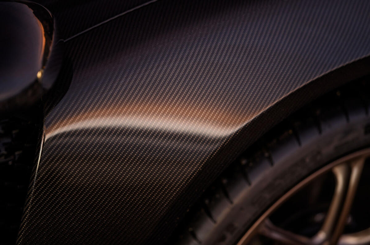 Czinger 21C hypercar teaser - carbon fibre bodywork