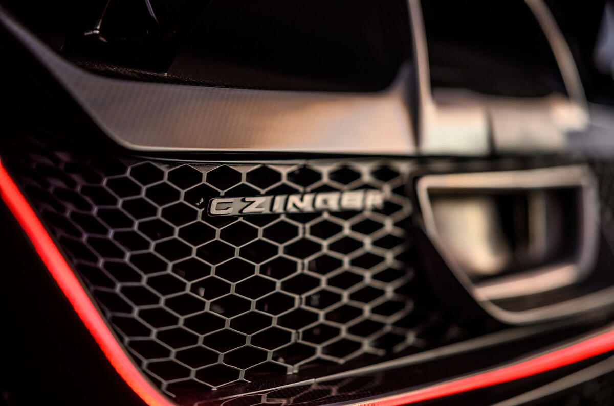 Czinger 21C hypercar teaser - mesh