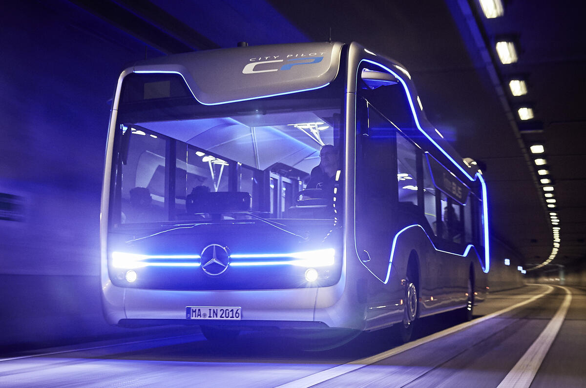 mercedes future bus concept revealed autocar