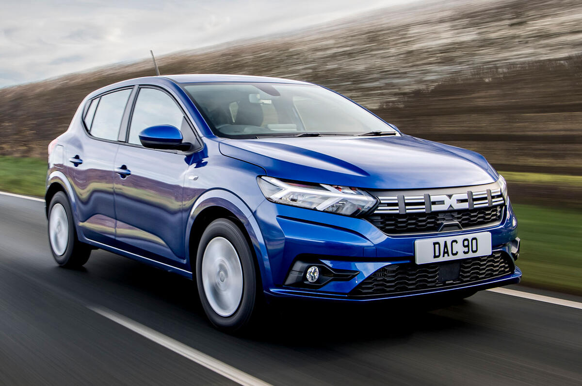dacia sandero top 10