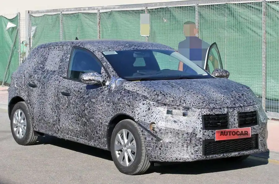 2021 Dacia Sandero Value Supermini Spotted Winter Testing Autocar