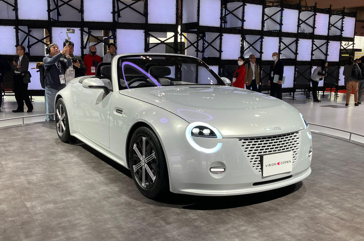 Daihatsu Vision Copen Tokyo motor show 2023 front quarter