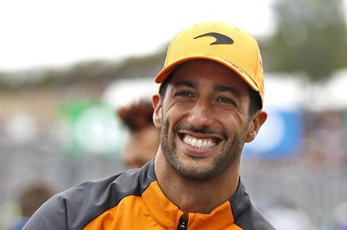 daniel ricciardo portrait mclaren