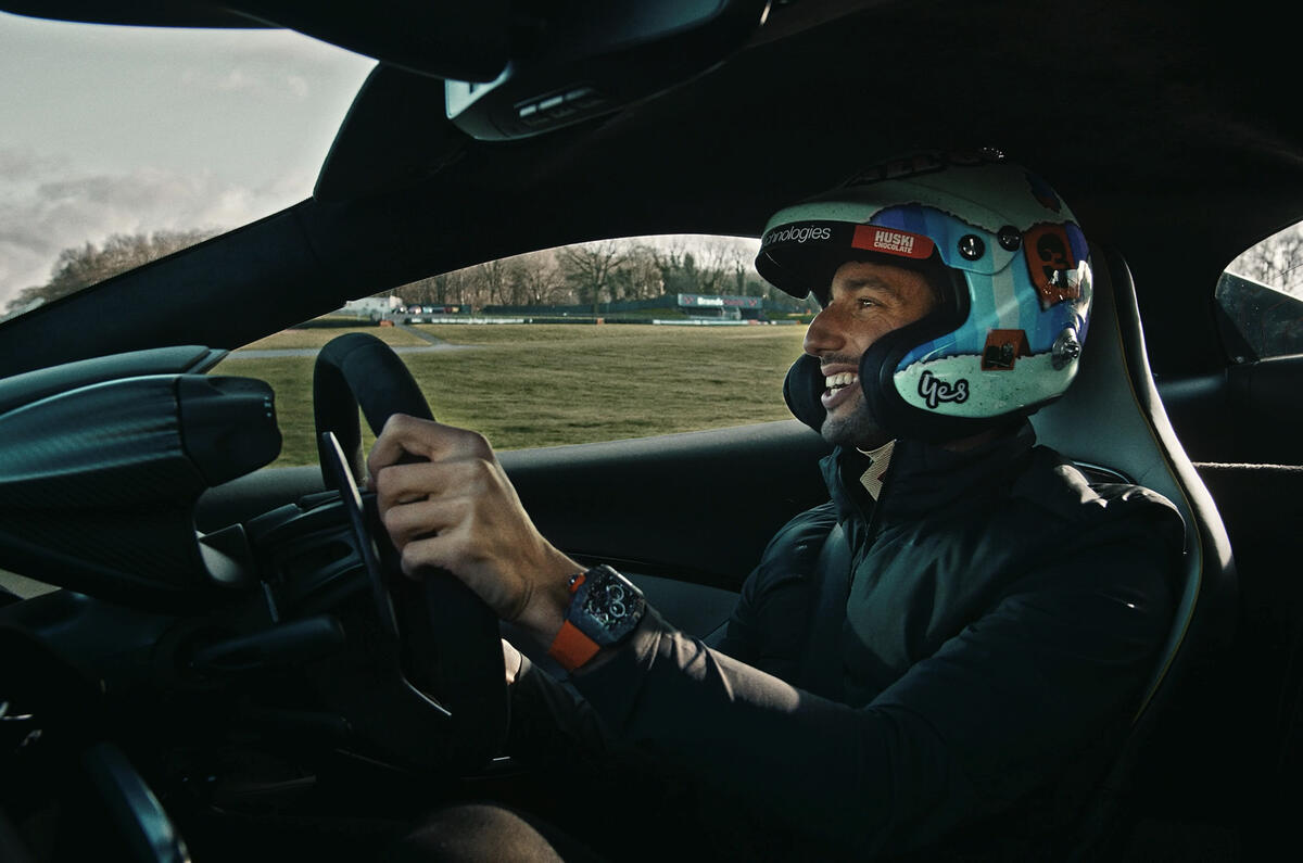 Daniel Ricciardo drives McLaren Artura ahead of global reveal (1)