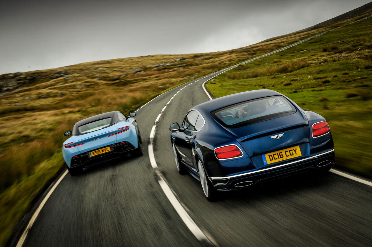 Aston Martin DB11 vs Bentley Continental GT Speed - grand tourers