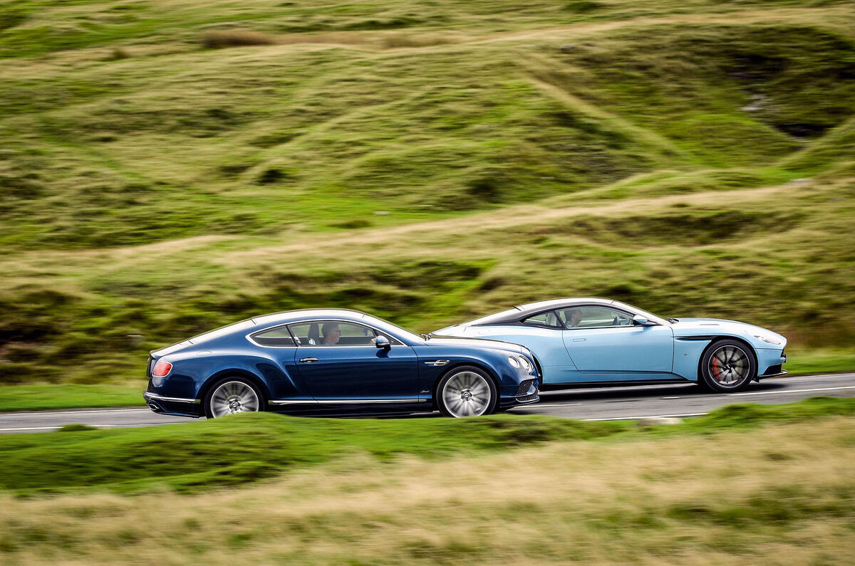 Aston Martin DB11 vs Bentley Continental GT Speed - grand tourers