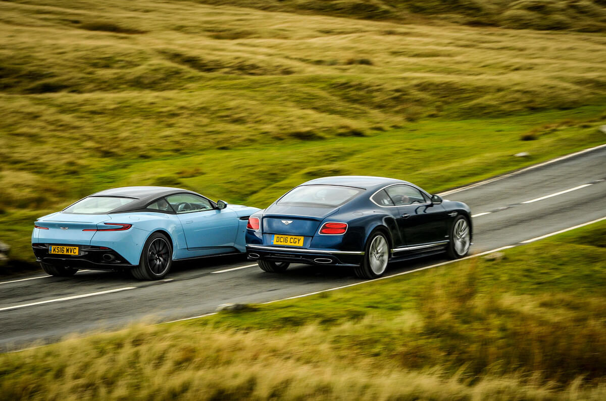 Aston Martin DB11 vs Bentley Continental GT Speed - grand tourers