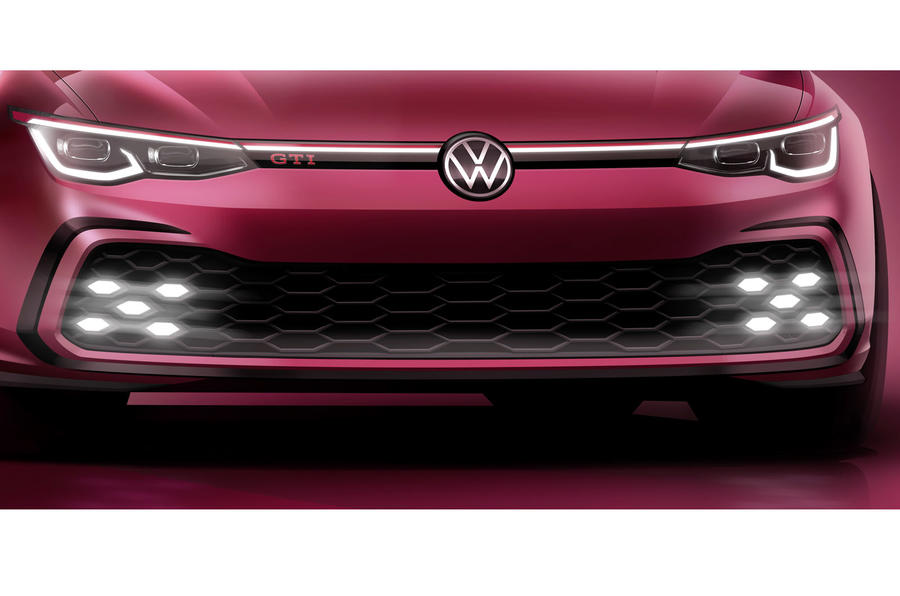 2020 Volkswagen Golf GTI front end render