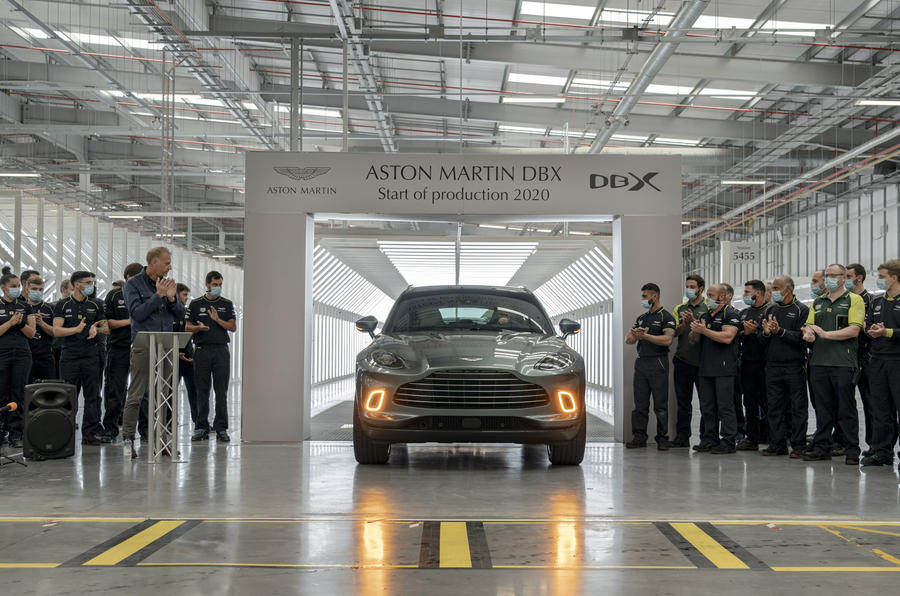 Aston Martin DBX production St Athan