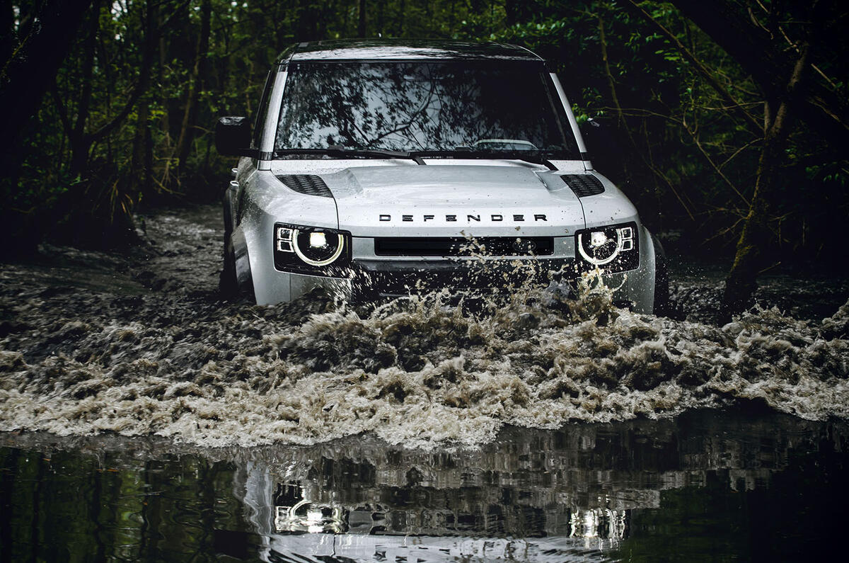 2020 Land Rover Defender reveal - wading front