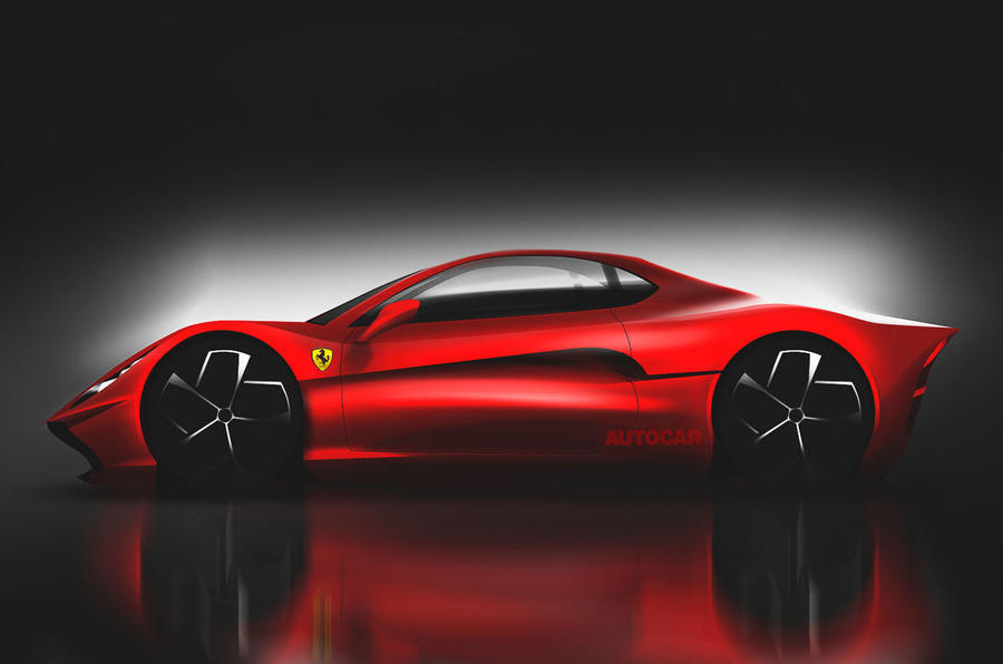Ferrari Dino revival, as imagined by Autocar