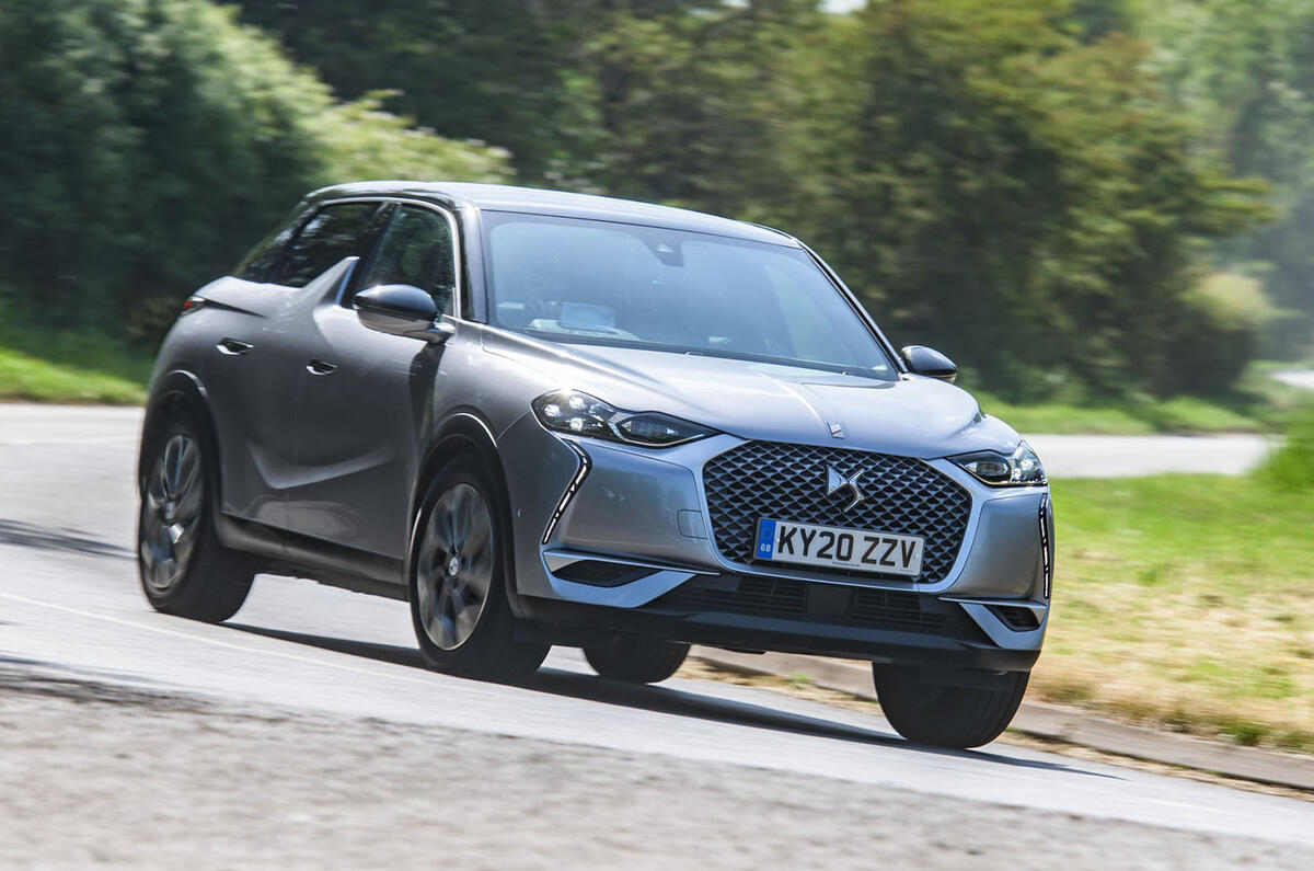 2020 DS 3 Crossback E-Tense - hero front