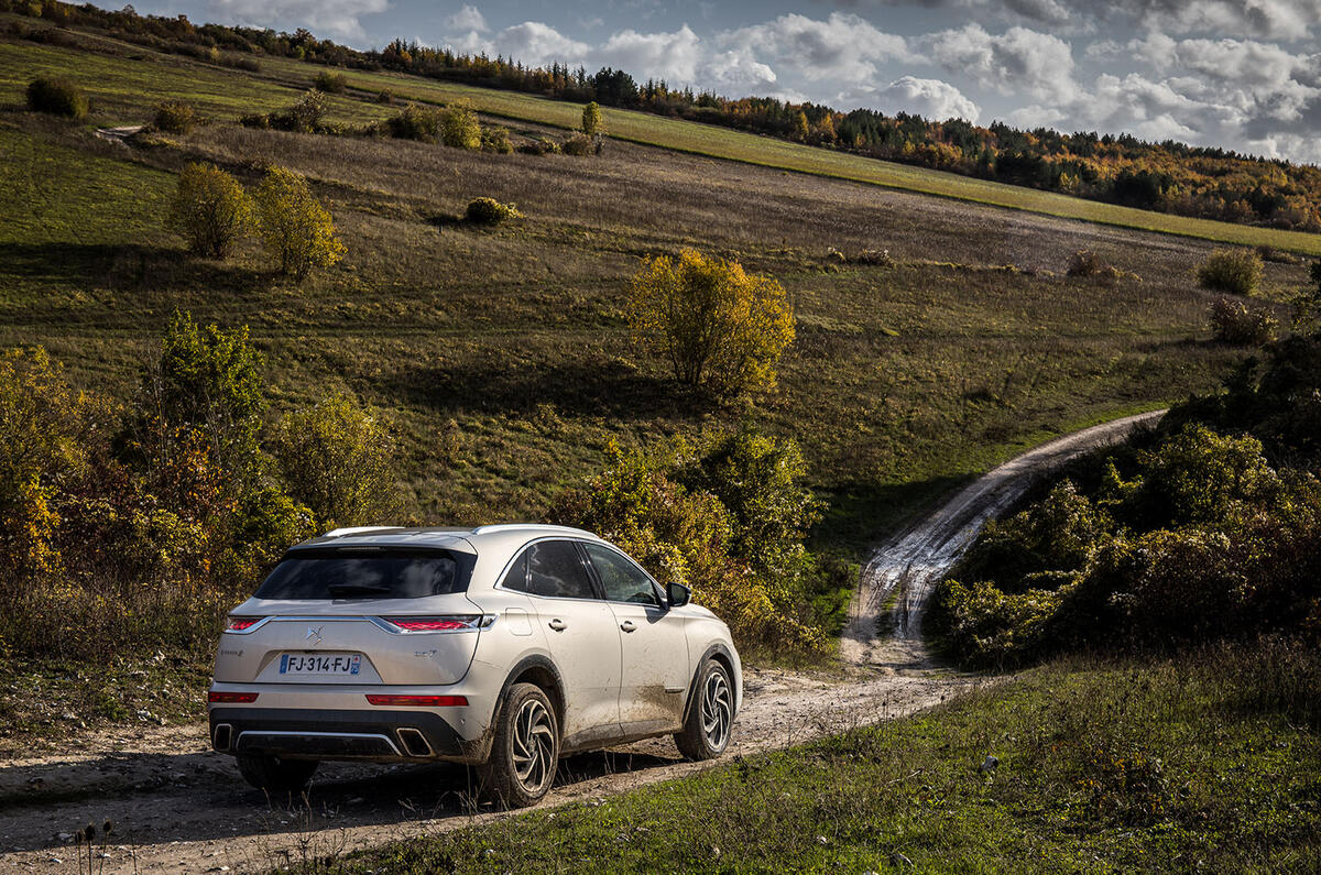 DS 7 Crossback E-Tense 2019 first drive review - static rear