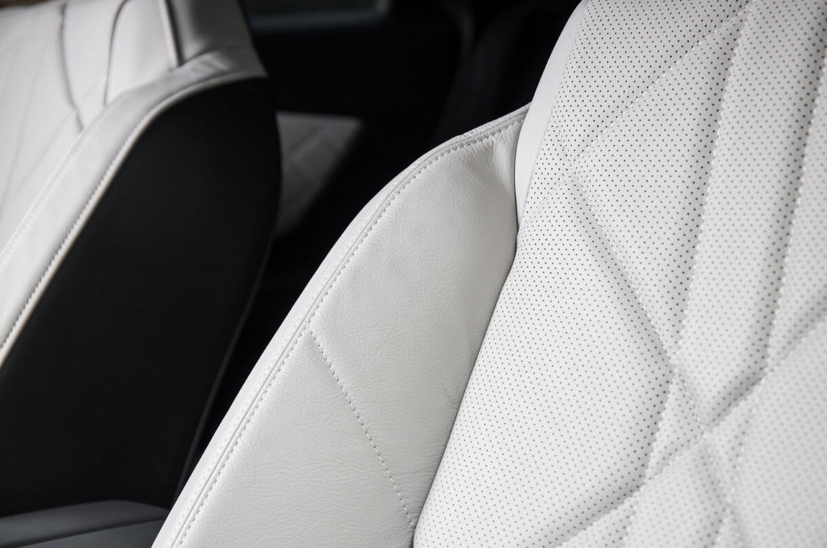 DS 7 Crossback E-Tense 2019 first drive review - quilted seats