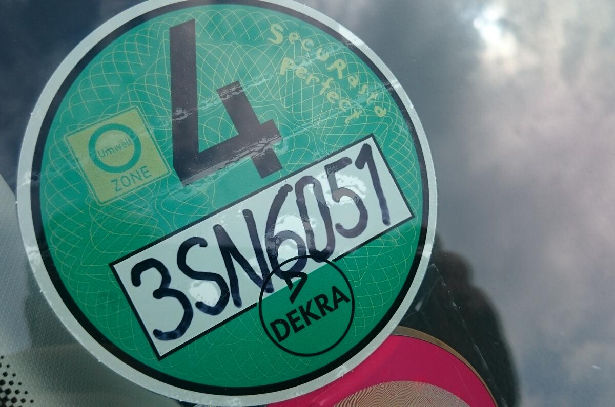 Green sticker