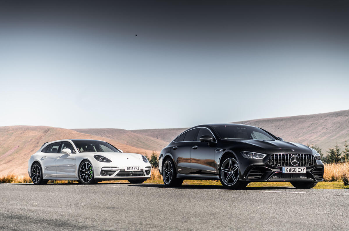 Porsche Panamera vs Mercedes-AMG GT 4-Door Coupe