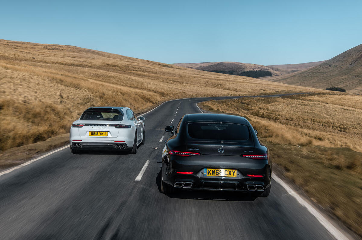 Porsche Panamera vs Mercedes-AMG GT 4-Door Coupe
