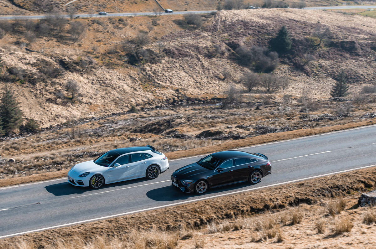 Porsche Panamera vs Mercedes-AMG GT 4-Door Coupe