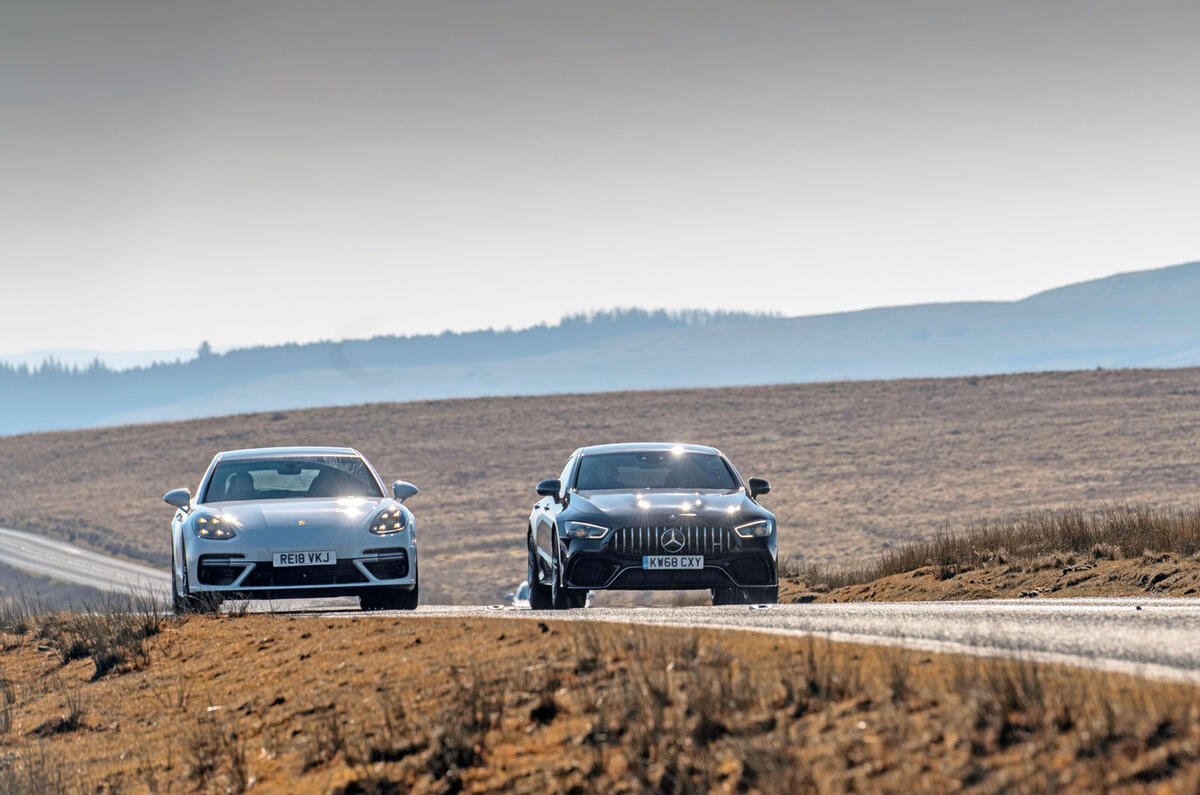 Porsche Panamera vs Mercedes-AMG GT 4-Door Coupe