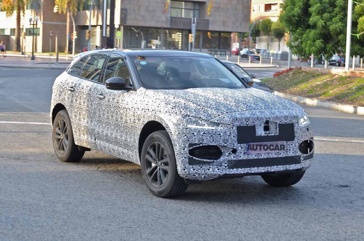 New Jaguar F Pace Facelift Seen Testing Ahead Of 2020