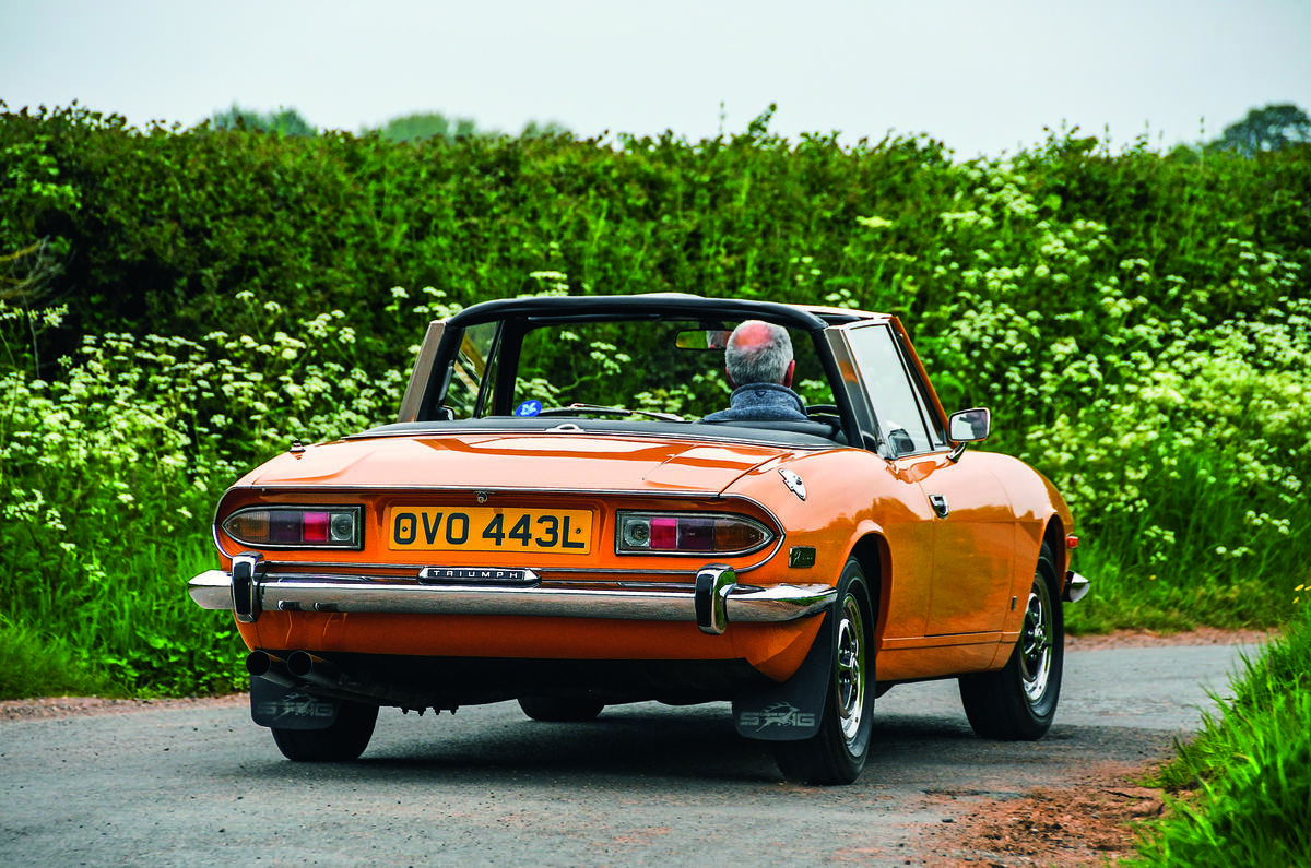 1972 Triumph Stag - cornering rear