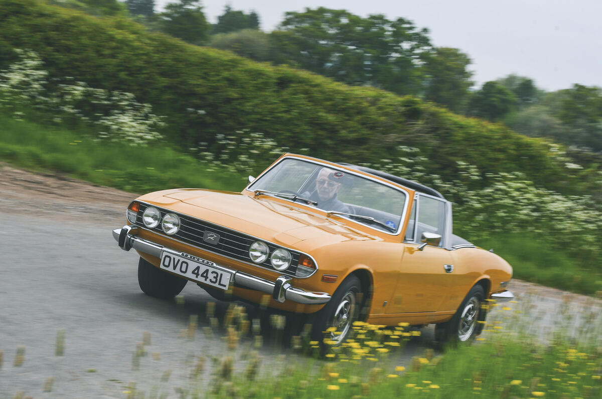 1972 Triumph Stag - cornering front
