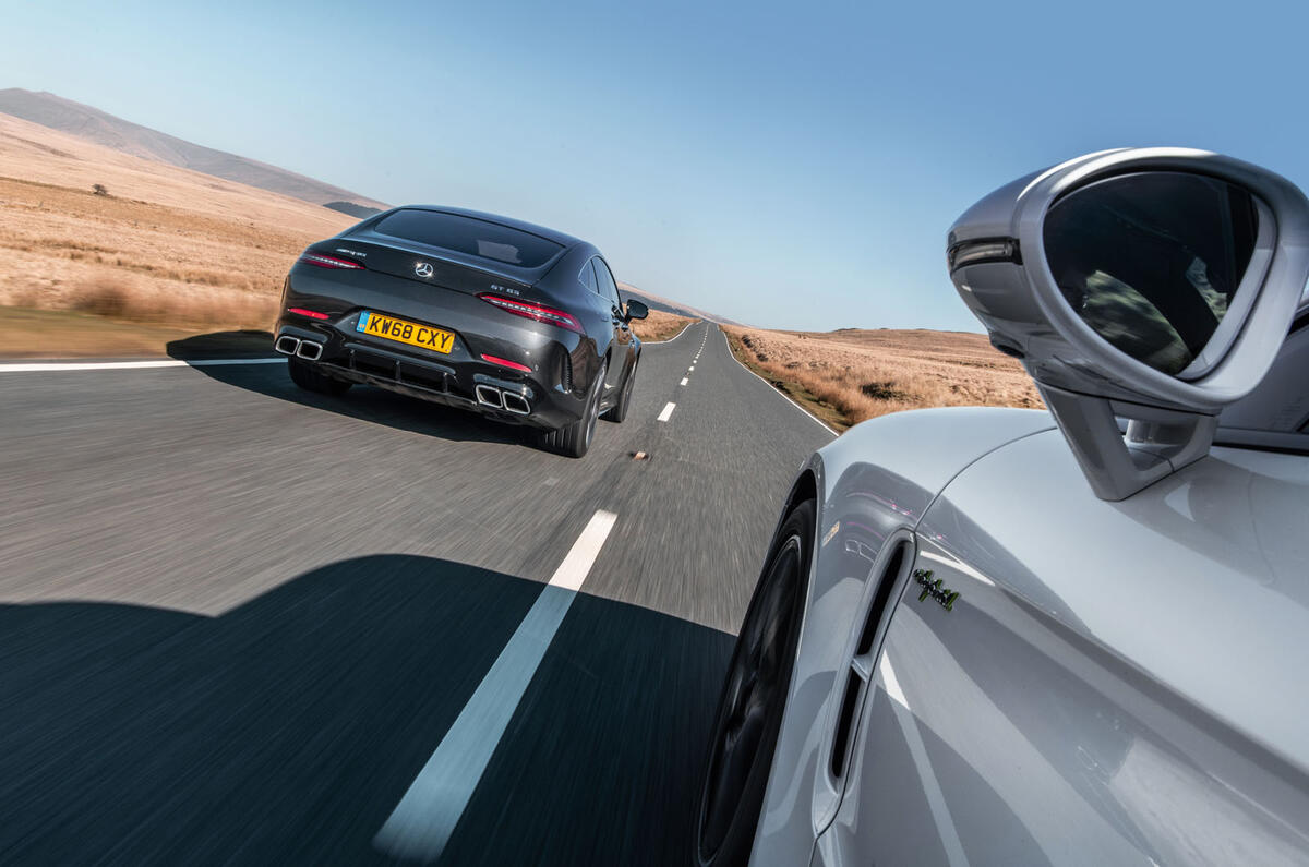 Porsche Panamera vs Mercedes-AMG GT 4-Door Coupe