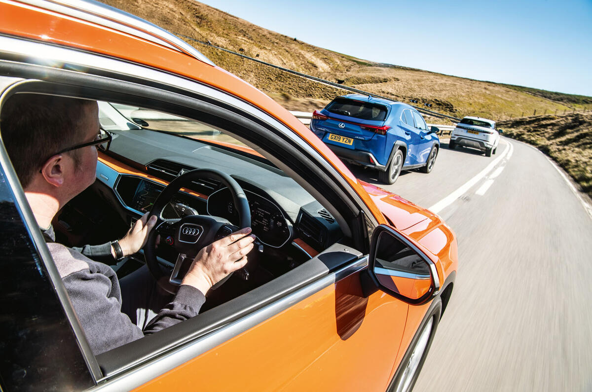 Range Rover Evoque vs Audi Q3 vs Volvo XC40 vs Lexus UX