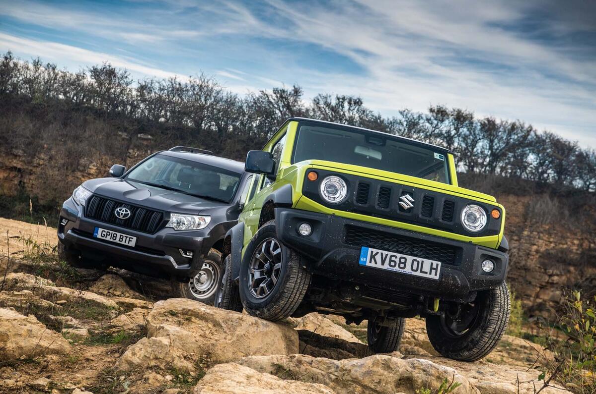 Suzuki Jimny vs. Toyota Land Cruiser