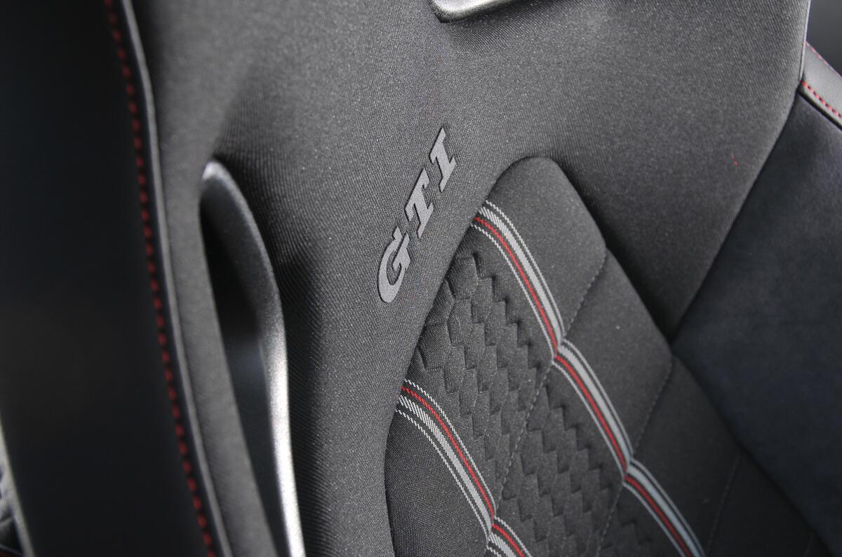 Volkswagen Golf GTI sports seats